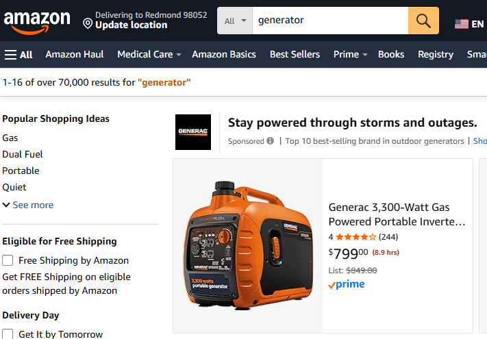 Life Price annotating prices on Amazon